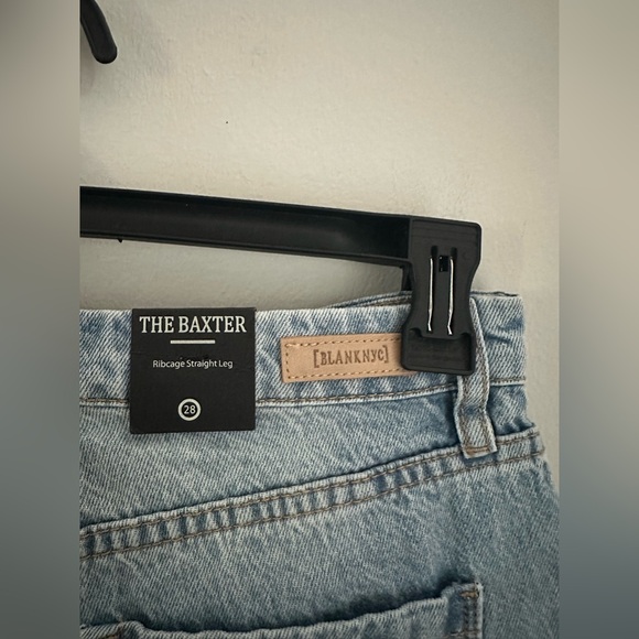 BLANKNYC The Baxter Ribcage Straight Leg High Rise Button Fly Women Jeans 28 - Picture 5 of 14
